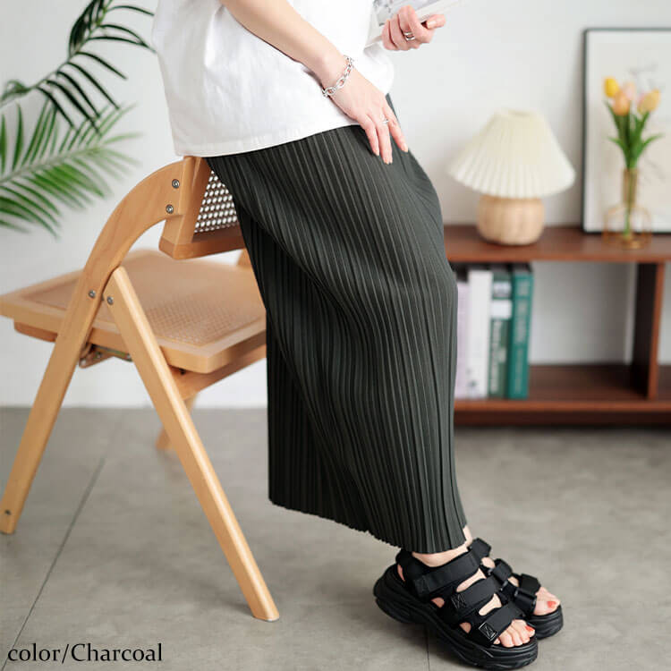 GOLDJAPAN 大きいサイズ レディース スカート ボトムス ロング ナロー