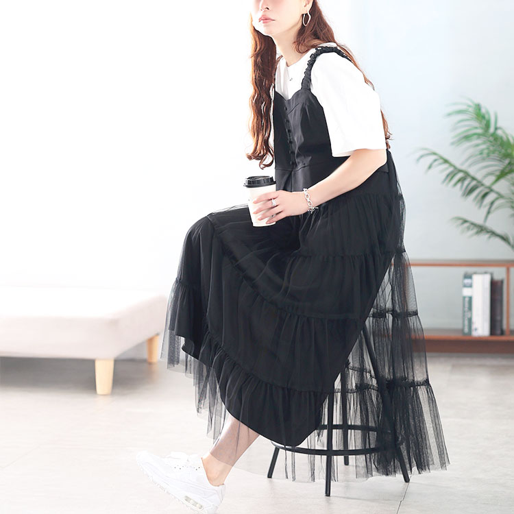 ★激レア！◆ぬいぐるみ チェック ノースリーブ ジャンパースカート Nostalgic Gift～くるみ割り人形と大切な思い出～柄ジャンパー