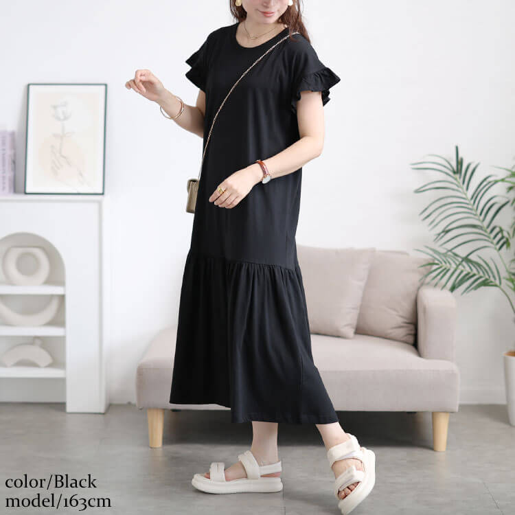 大きいサイズ レディース ロング　ワンピース　春夏 秋 新品 半袖 大きいサイズ レディース ロング ワンピース 春夏 秋 新品