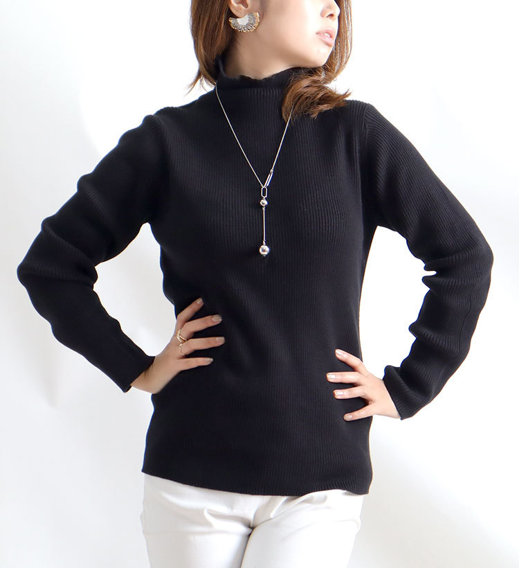 DRESSTERIOR - 【タグ付き新品】ローゲージタートルニット イエナ スピックアンドスパン リエス 未使用タグ付】Spick&Span スピックアンドスパン ローゲージ綿