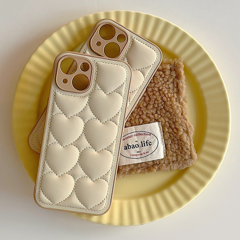 iPhone16 ケース キルティング iPhone15 iPhone14 iPhone16 Pro Plus ProMax ケース iPhone13 スマホケース 韓国 かわいい ベージュ | iPhone | 01