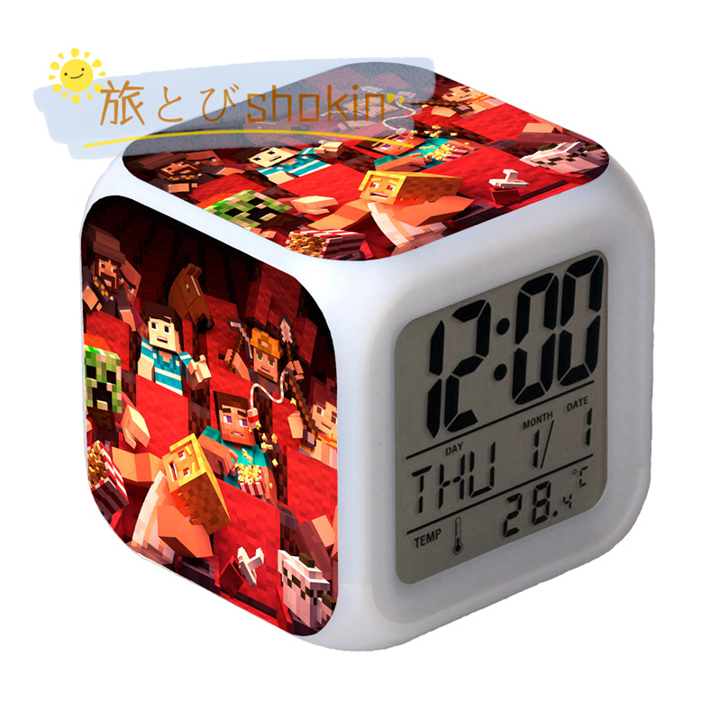 マインクラフト　アラームクロック Creeper Icon Alarm Clock– マイクラファン・ショップ