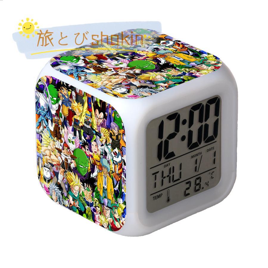 ドラゴンボール　アラームクロック　バス用ライト ドラゴンボール 目覚ましライト 大音量 デジタル クロック アラーム 多