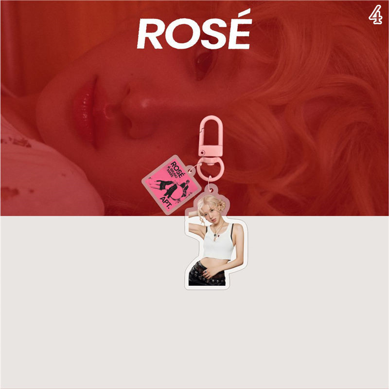 2番目半額 ROSEグッズ APT. キーリング ロゼ BLACKPINK アクリル