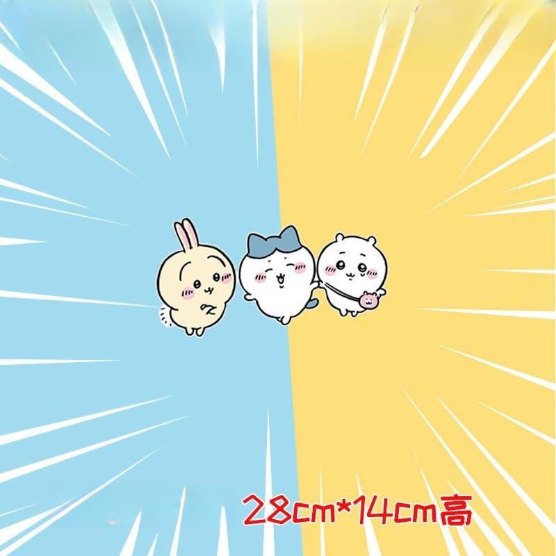 【新品未開封】ウォールステッカー うさぎ ハチワレ ちいかわ 4枚 ポスター 付 ちいかわ 車ステッカー ハチワレうさぎ くりまんじゅう PVCを使用 防水