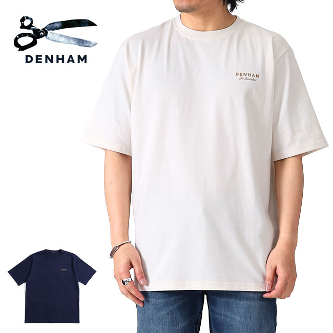DENHAM デンハム DENIM RECIPE T デニムレシピプリント Tシャツ