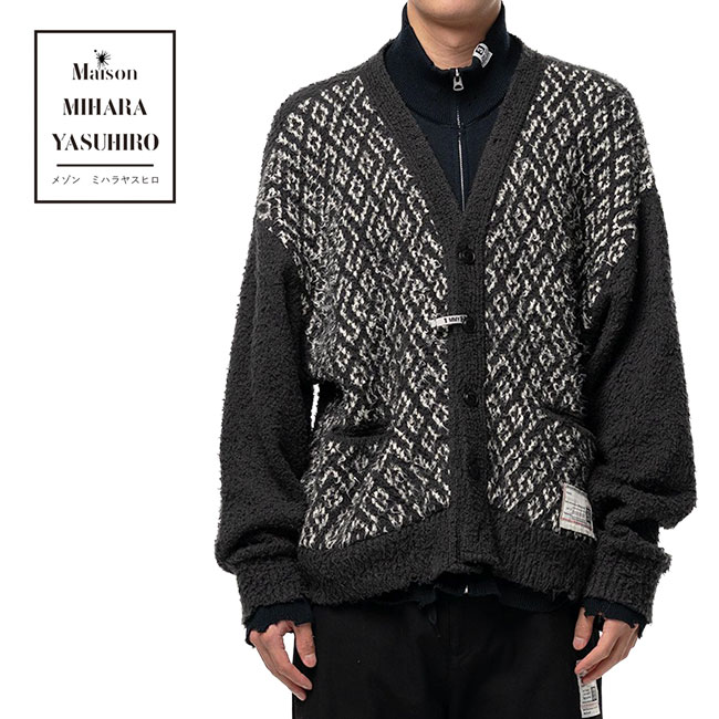 Maison MIHARA YASUHIRO メゾン ミハラヤスヒロ Layered Knit Cardigan