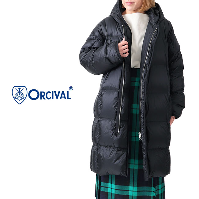 ORCIVAL オーシバル マットタフタ フード付き ダウンジャケット OR