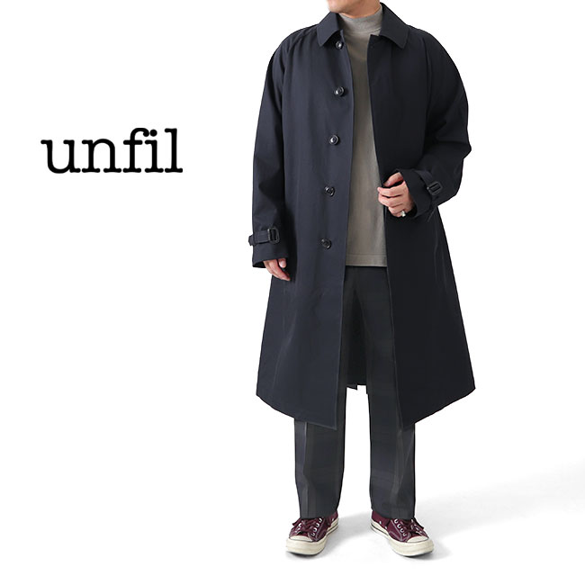 unfil [TIME SALE] Unfil アンフィル ウールギャバジン バルマ
