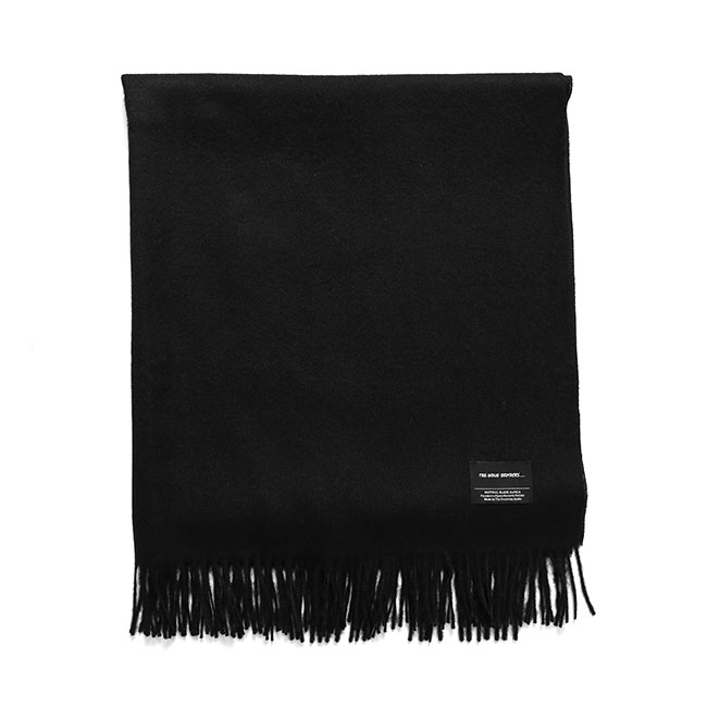 イノウエブラザーズTHE INOUE BROTHERSベビーアルパカ大判ストール The Inoue Brothers イノウエブラザーズ ブラックベビーアルパカ