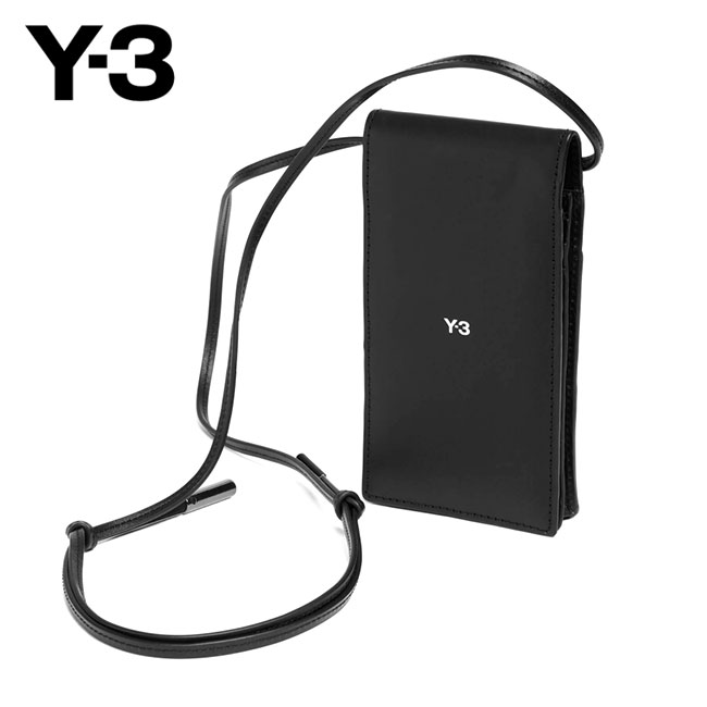 Y-3 ワイスリー YOHJIロゴ クロスボディ ショルダーバッグ IN2395 黒