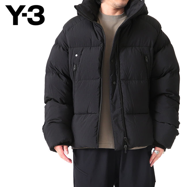 Y-3 ワイスリー PERTEX パーテックス ジップアップ フーデッド パフ