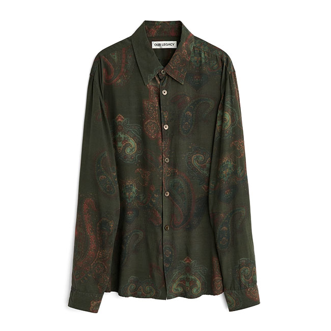 値下げ不可OUR LEGACY ビヨンドシャツ 新品未使用 Our Legacy アワーレガシー BEYOND SHIRT ビヨンドシャツ ペイズリー