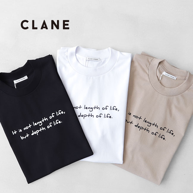 SALE] CLANE HOMME クラネオム プレーンTシャツ 無地 メンズ