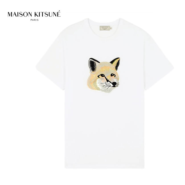 Maison Kitsune メゾンキツネ フォックスヘッドロゴ ロンT