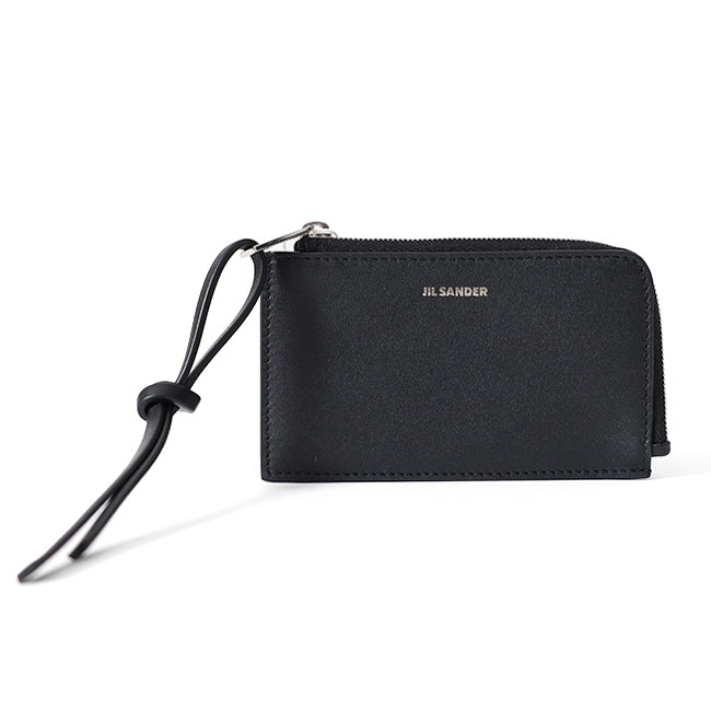 JIL SANDER ジルサンダー MINI FRENCH PURSE エンボスロゴ入り ジップ