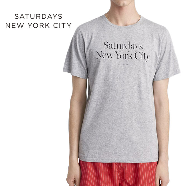 Saturdays NYC サタデーズ ニューヨークシティ ロゴTシャツ Miller 