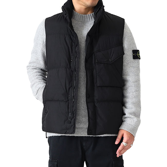 STONE ISLAND ストーンアイランド スタンドカラー ストレッチナイロン