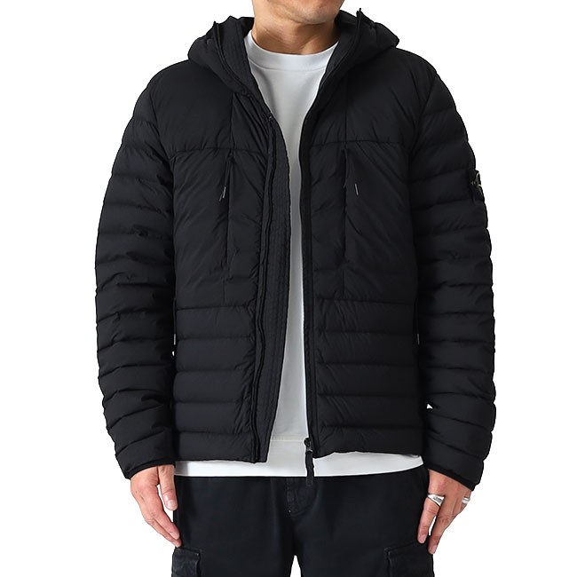 STONE ISLAND ストーンアイランド スタンドカラー ストレッチナイロン