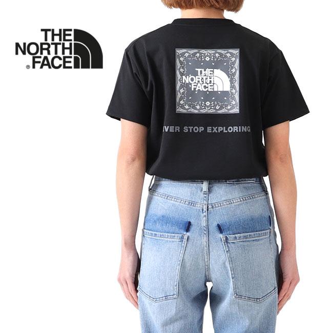 THE NORTH FACE ノースフェイス バンダナ柄 スクエアロゴ Tシャツ 