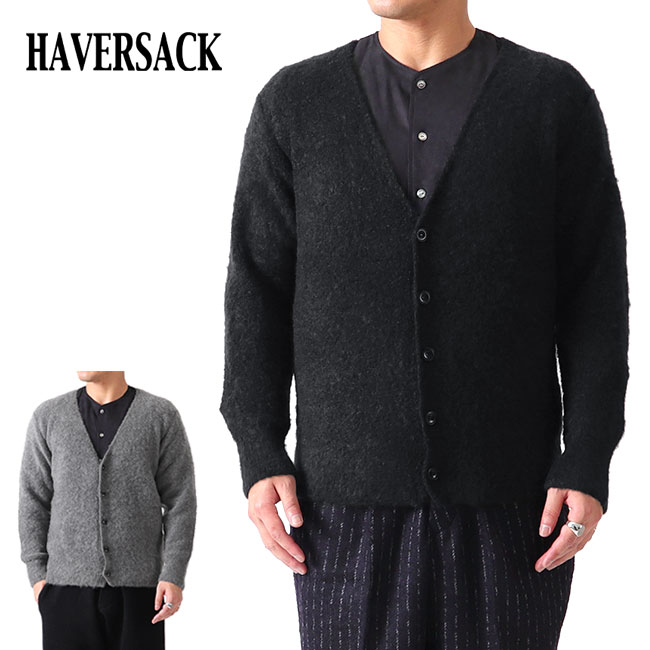 HAVERSACK ハバーサック スエード調 プルオーバー ノーカラー