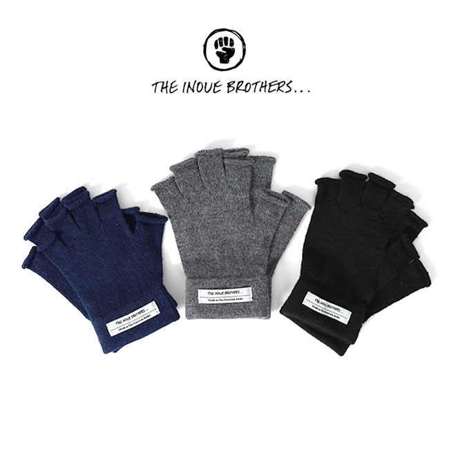 The Inoue Brothers ベビーアルパカハンドウォーマーブラック The Inoue Brothers ザ・イノウエブラザーズ Hand Warmers