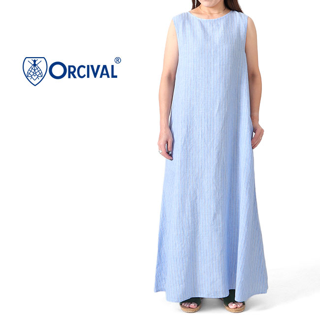 SALE] ORCIVAL オーシバル スリーブレス ドレスワンピース OR-C0346