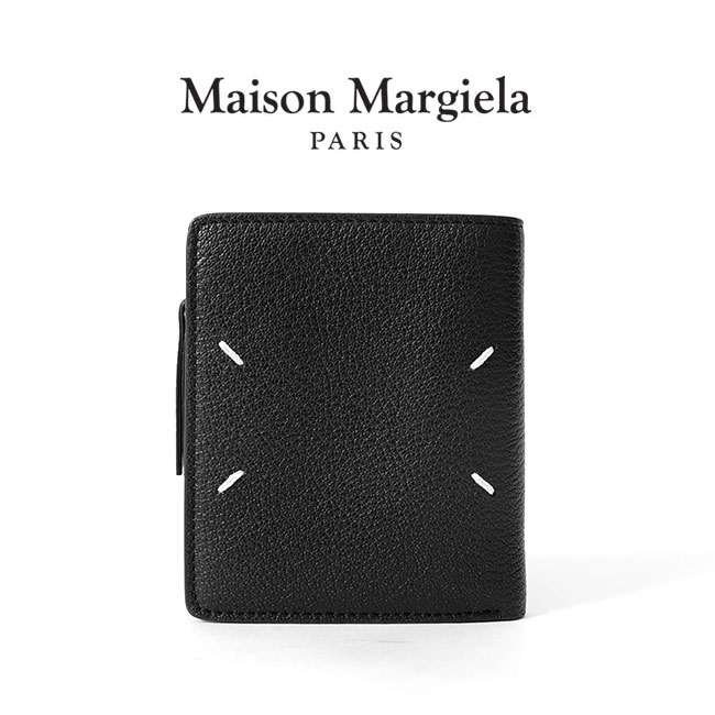 Maison Margiela グレインレザーカード&コインケースミニウォレット Maison Margiela メゾンマルジェラ グレインレザー カード