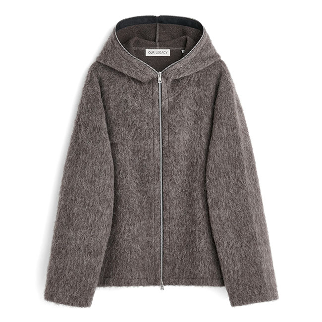 Our Legacy アワーレガシー FULL ZIP HOOD ヘアリーウール フルジップ