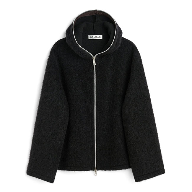 Our Legacy アワーレガシー FULL ZIP HOOD ヘアリーウール フルジップ