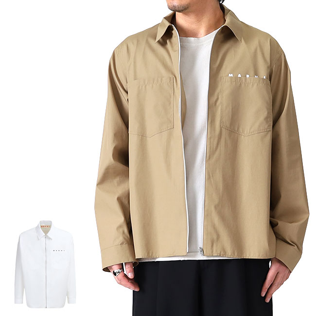 MARNI マルニ ナイロン フード付き ジップジャケット JUMU0179SU