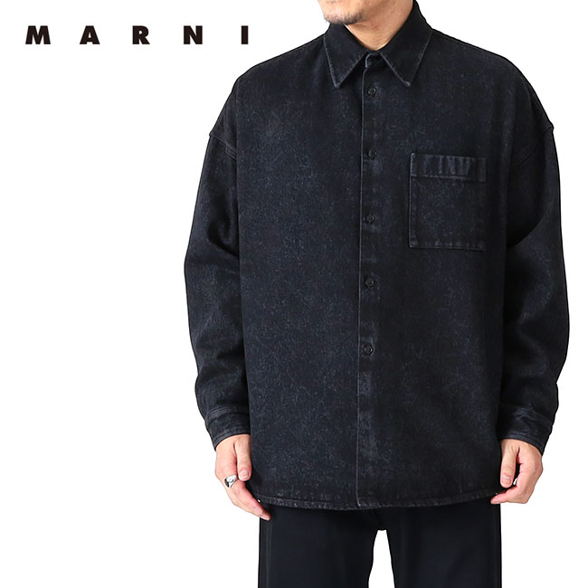 MARNI　 総柄 半袖シャツ レッド ブラック サイズ：46 楽天市場】MARNI（長さ（袖）半袖）（カジュアルシャツ