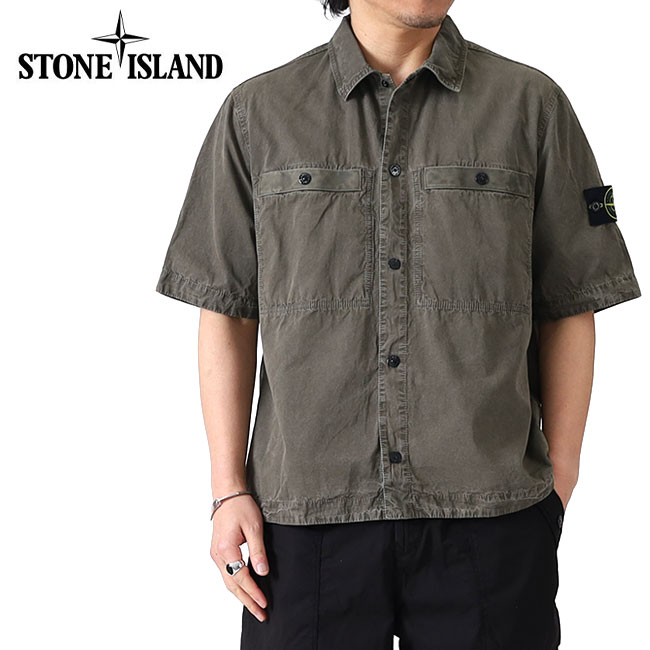 STONE ISLAND ストーンアイランド ガーメントダイ ナイロン スタンド
