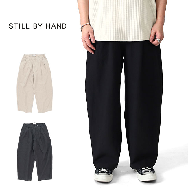 STILL BY HAND スティルバイハンド リネン テーパードパンツ PT02262