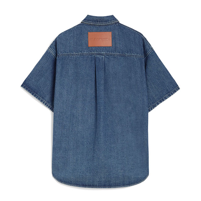 JIL SANDER+ ジルサンダープラス シルクナイロン シャツ J47DL0165