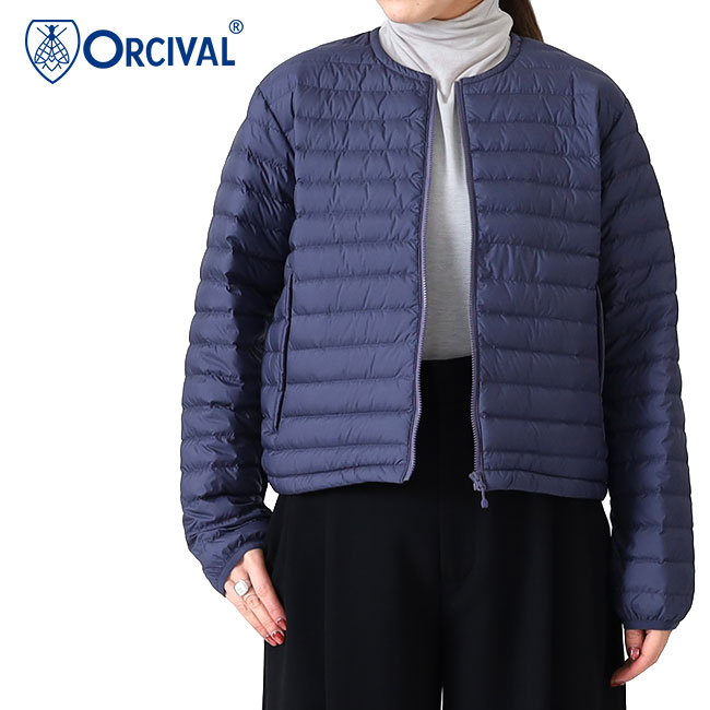 オーシバル　フード付きダウンジャケット　レディース ORCIVAL オーチバル・オーシバル ライトダウン フードジャケット