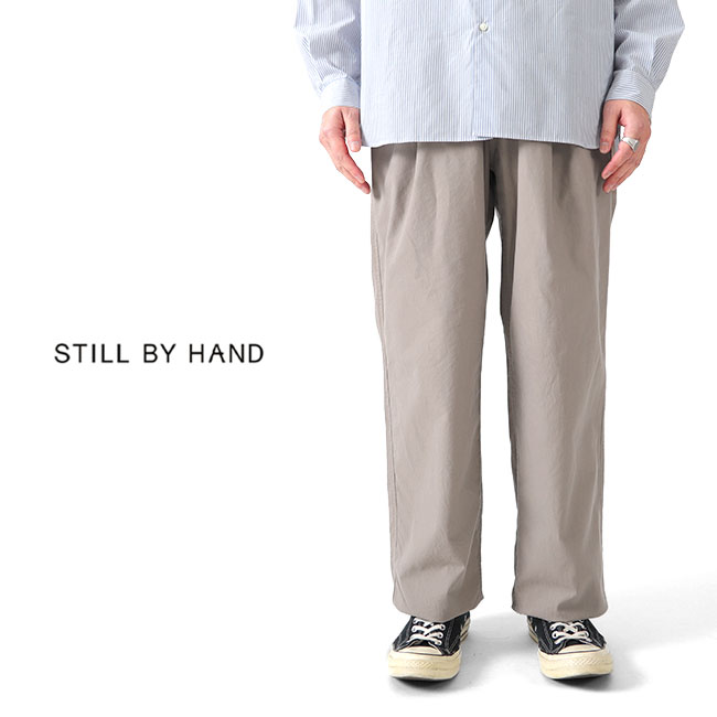 STILL BY HAND スティルバイハンド コットンシャンブレー 2