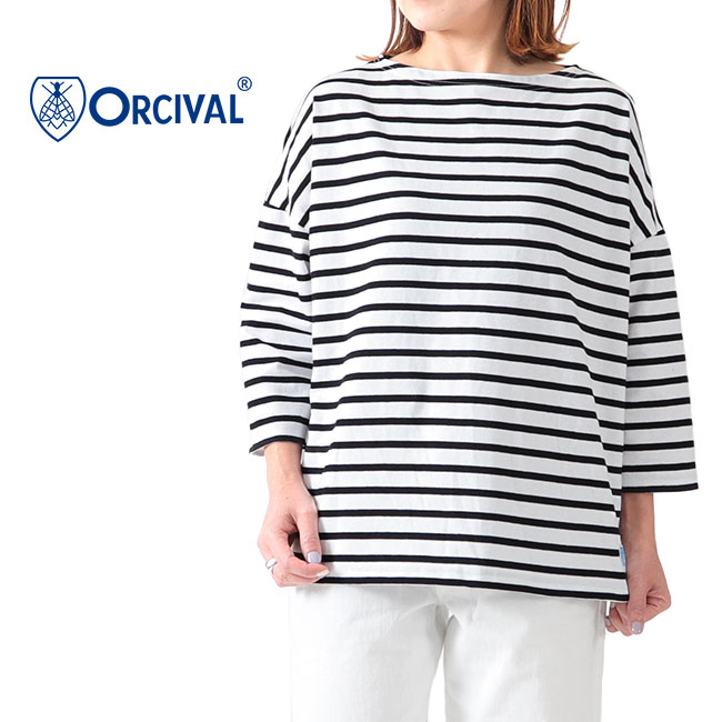 ORCIVAL（オーシバル） フリースライニング コットンロード ボーダー