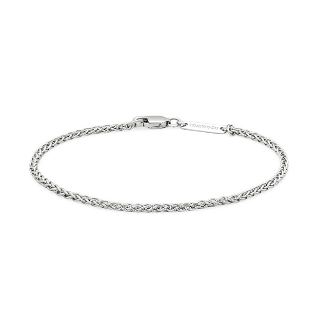 新品 トムウッド シックロロブレスレット シルバー 6.5インチ50,600円 TOMWOOD トムウッド Thick Rolo Bracelet シルバー チェーン