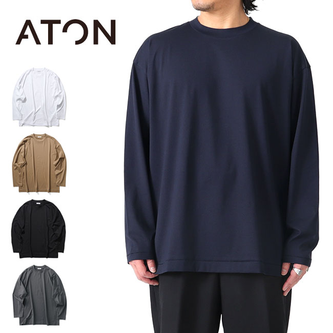 ATON エイトン SUVIN 60/2 スビンコットン オーバーサイズ ロンT