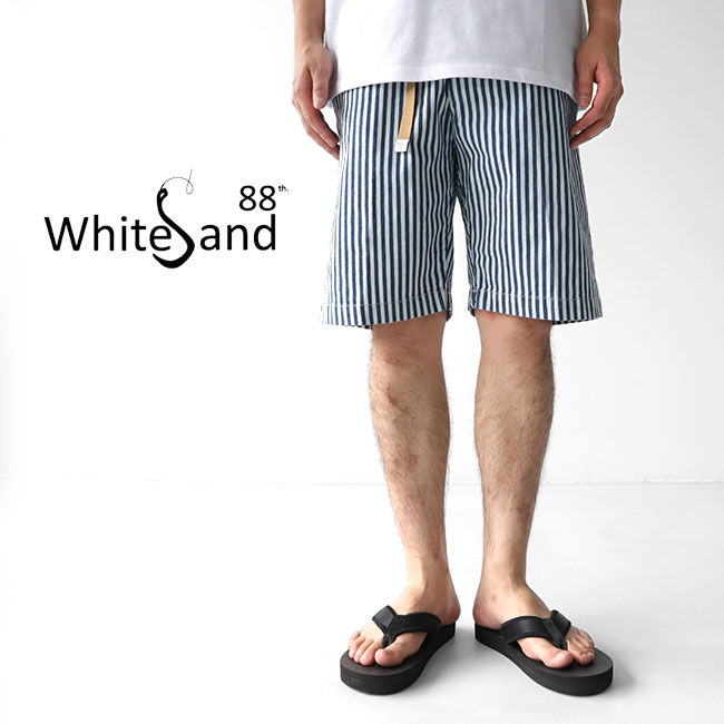 White Sand（ホワイトサンド） トロピカルフラワー イージーショーツ