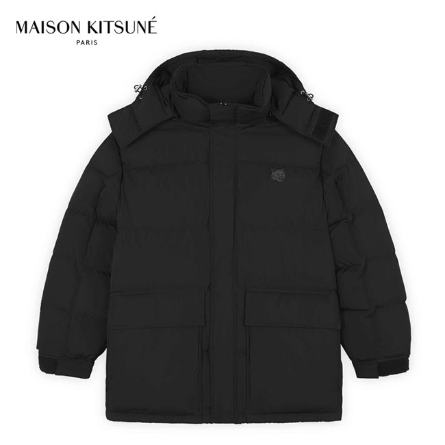 【美品L】MAISON KITSUNE and wander ベスト ブラック 楽天市場】MAISON KITSUNE メゾンキツネ パーカー CHILLAX PATCH