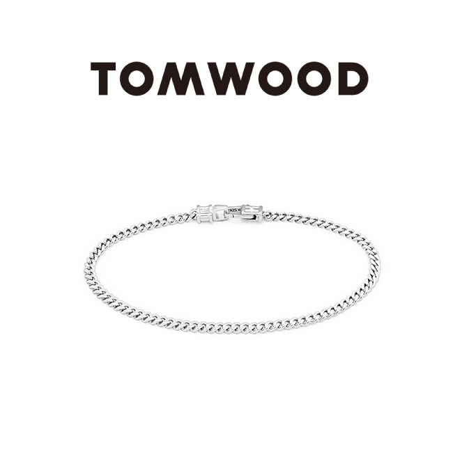 TOMWOOD トムウッド シルバー チェーンブレスレット Box Bracelet 