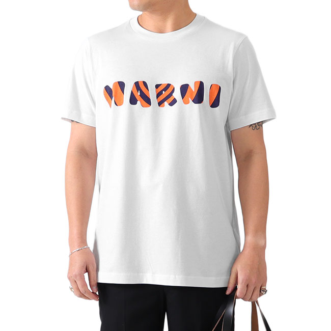 マルニ　カシミヤ切り替え半袖カットソー　46 MARNI [TIME SALE] マルニ 切り替え Tシャツ HUMU0009Q0 STJ268