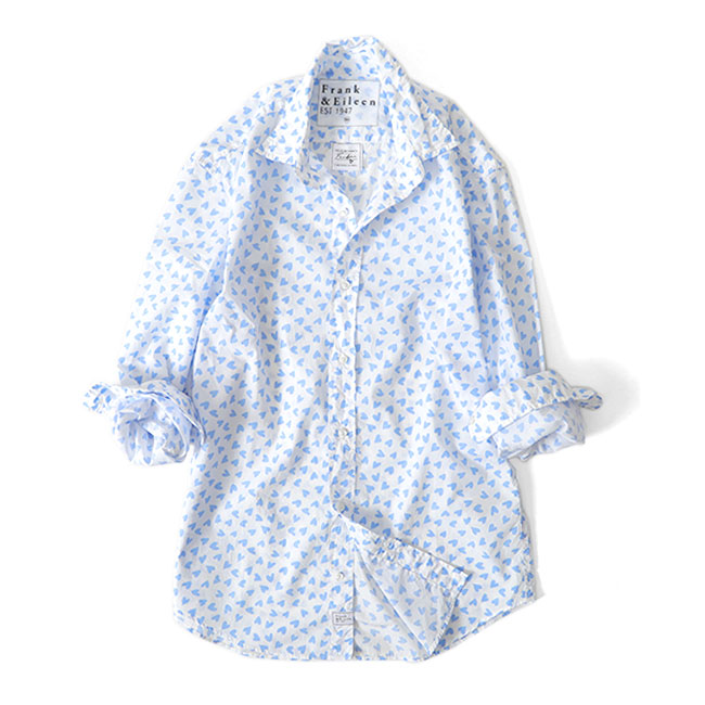 Frank&Eileen フランク&アイリーン DON NECB ドン ハート柄 イタリアン