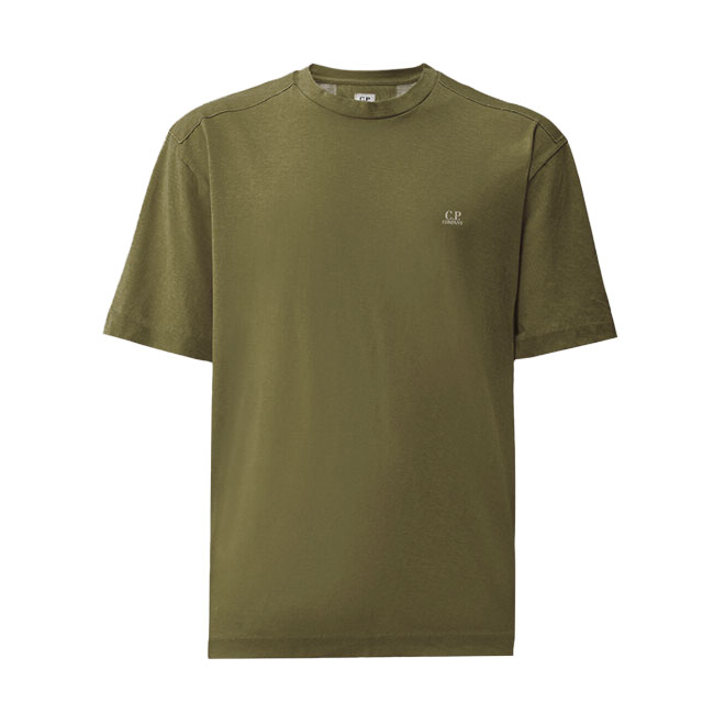 C.P. Company シーピーカンパニー レンズロゴ コットンフリース T