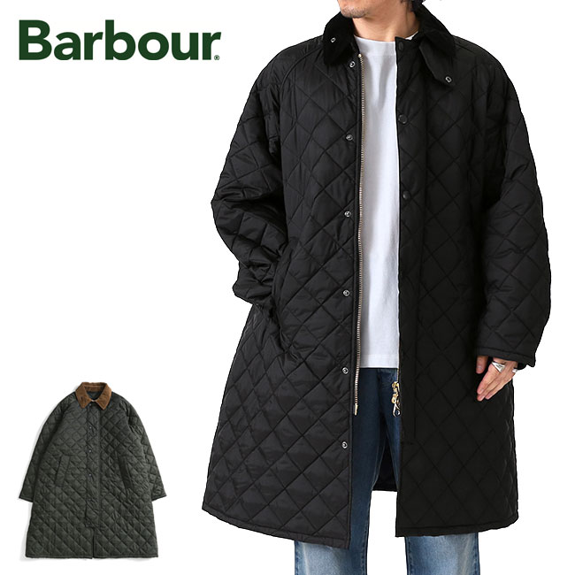 Barbour バブアー フード付き キルティングコート LQU1842 ロング