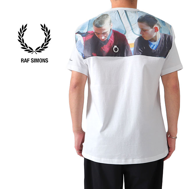 RAF SIMONS フレッドペリー ラフシモンズ クルーネック Tシャツ FRED PERRY [TIME SALE] Fred Perry by RAF SIMONS フレッド