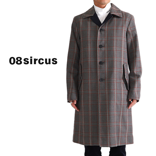 08sircus ゼロエイトサーカス ウールメルトン ダブルフェイス オーバー