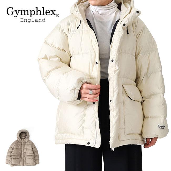 GYMPHLEX ジムフレックス キルトダウン パフスリーブ カラーレス GYMPHLEX ジムフレックス キルトダウン パフスリーブ カラーレス